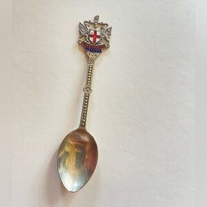 Vintage England Silver Collectible Spoon Erns Stamped rare find UK